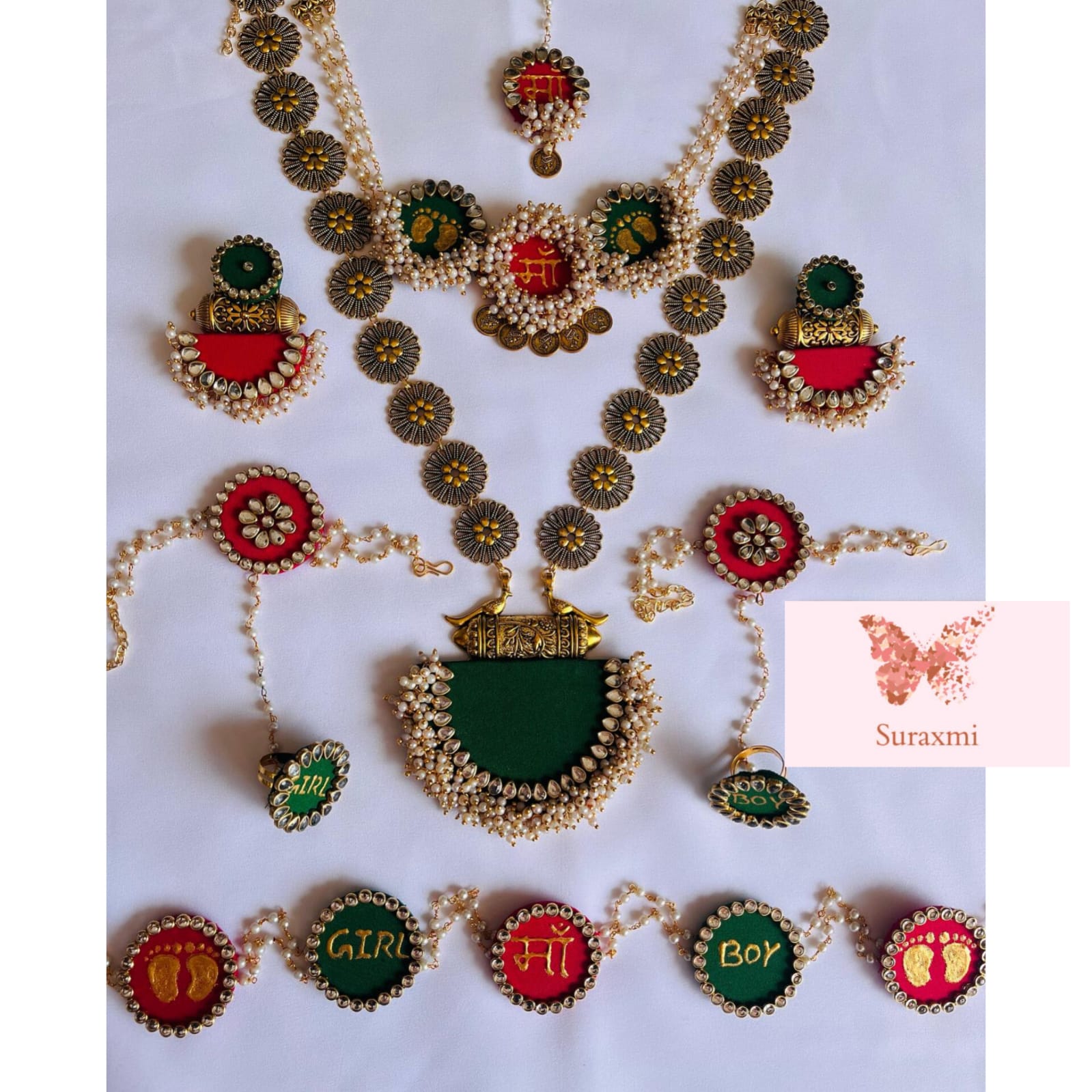 Baby shower jewellery