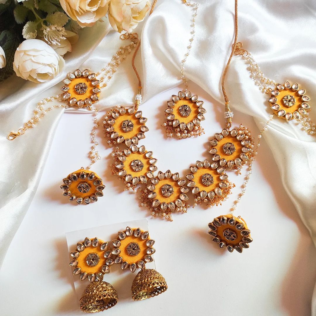 Mustard haldi set