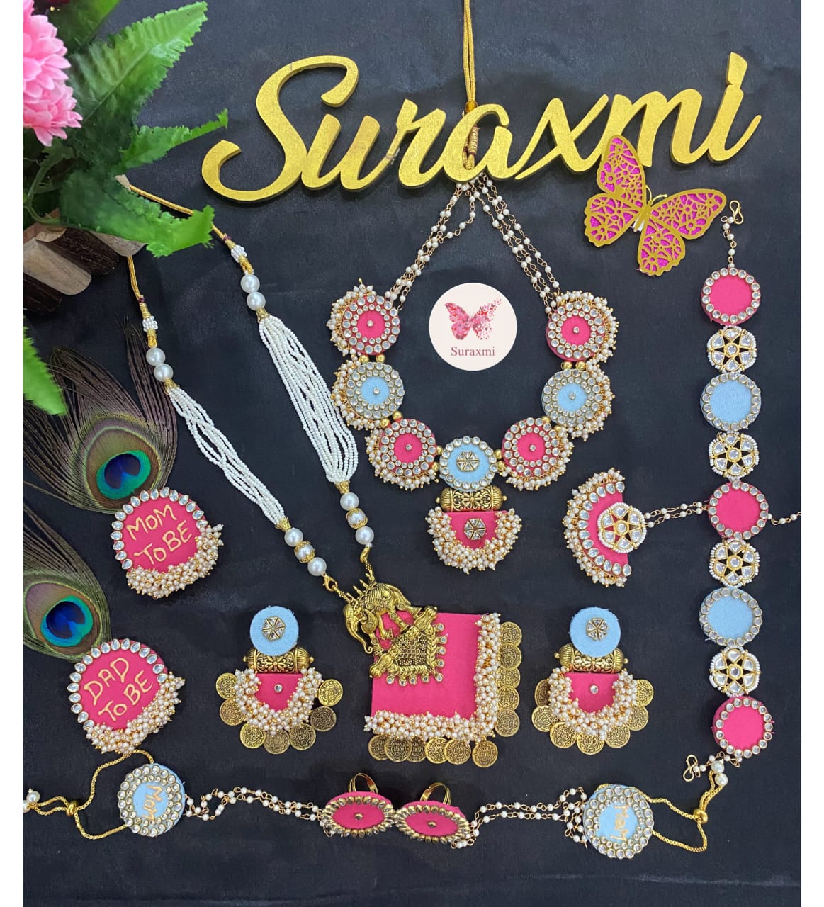 Baby shower jewellery