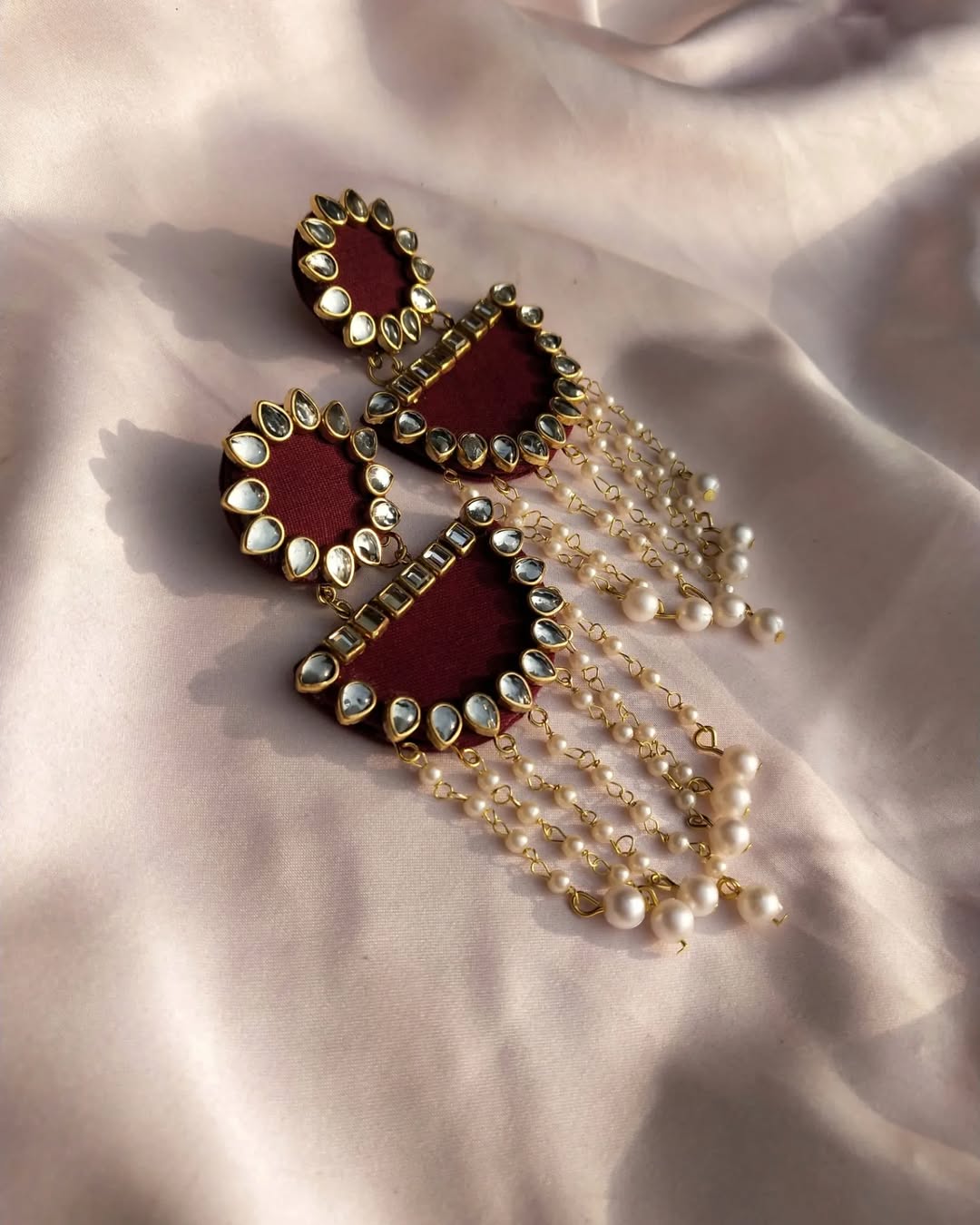kundan & pearl Earrings