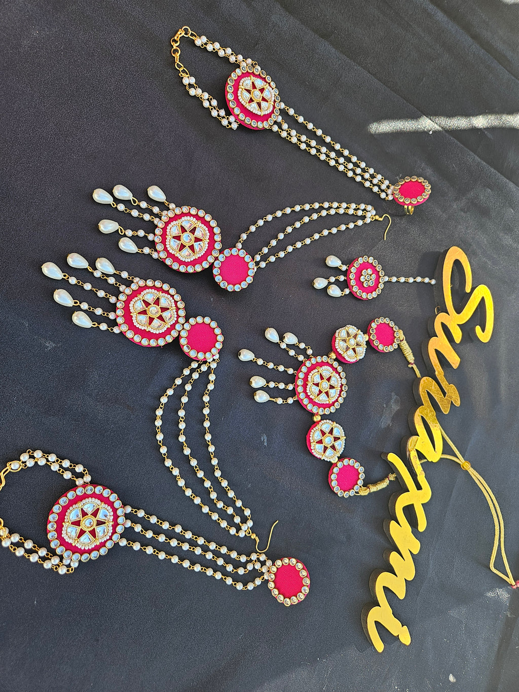 Pink pearl set