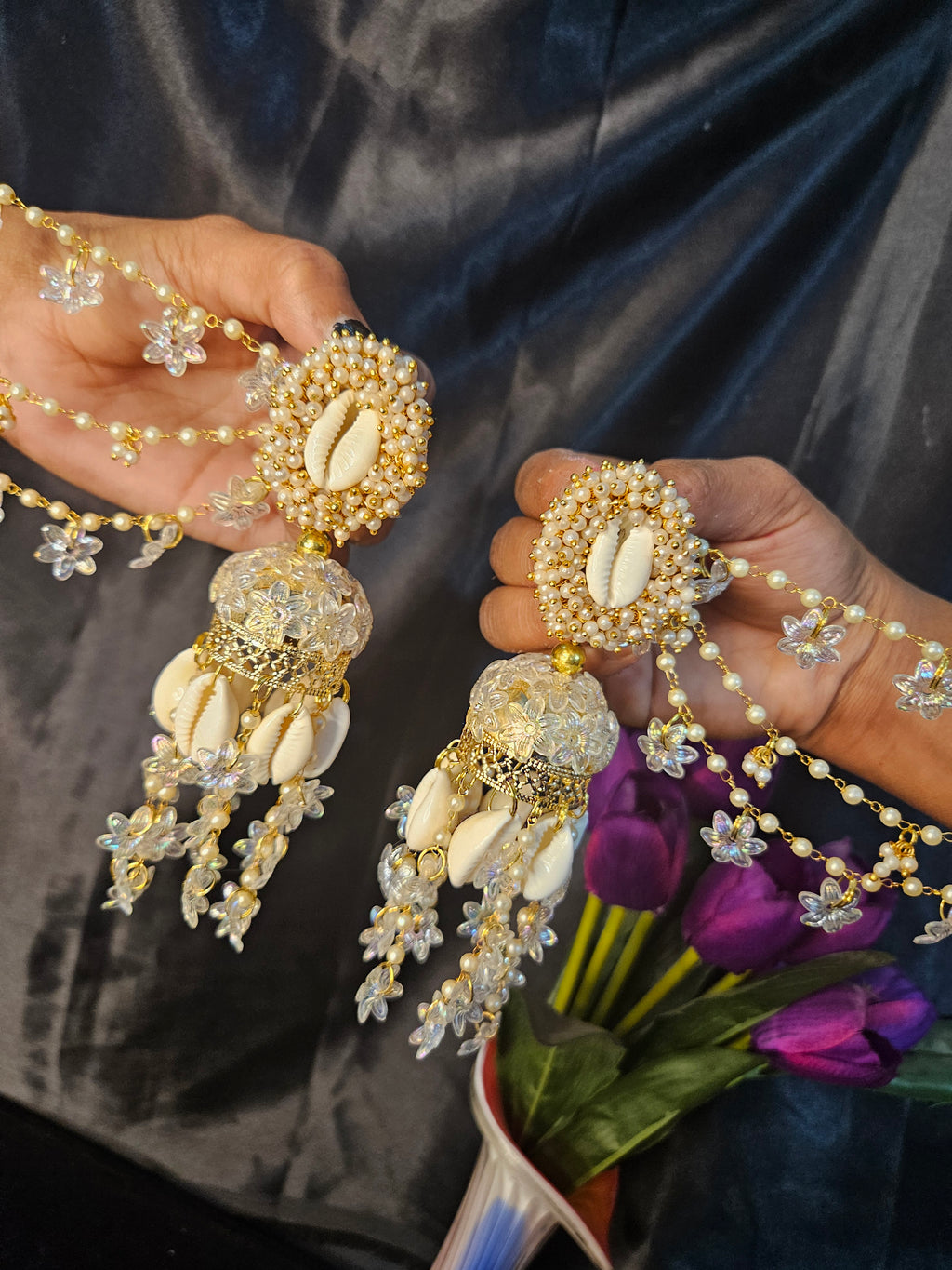 White pearl shell Earrings