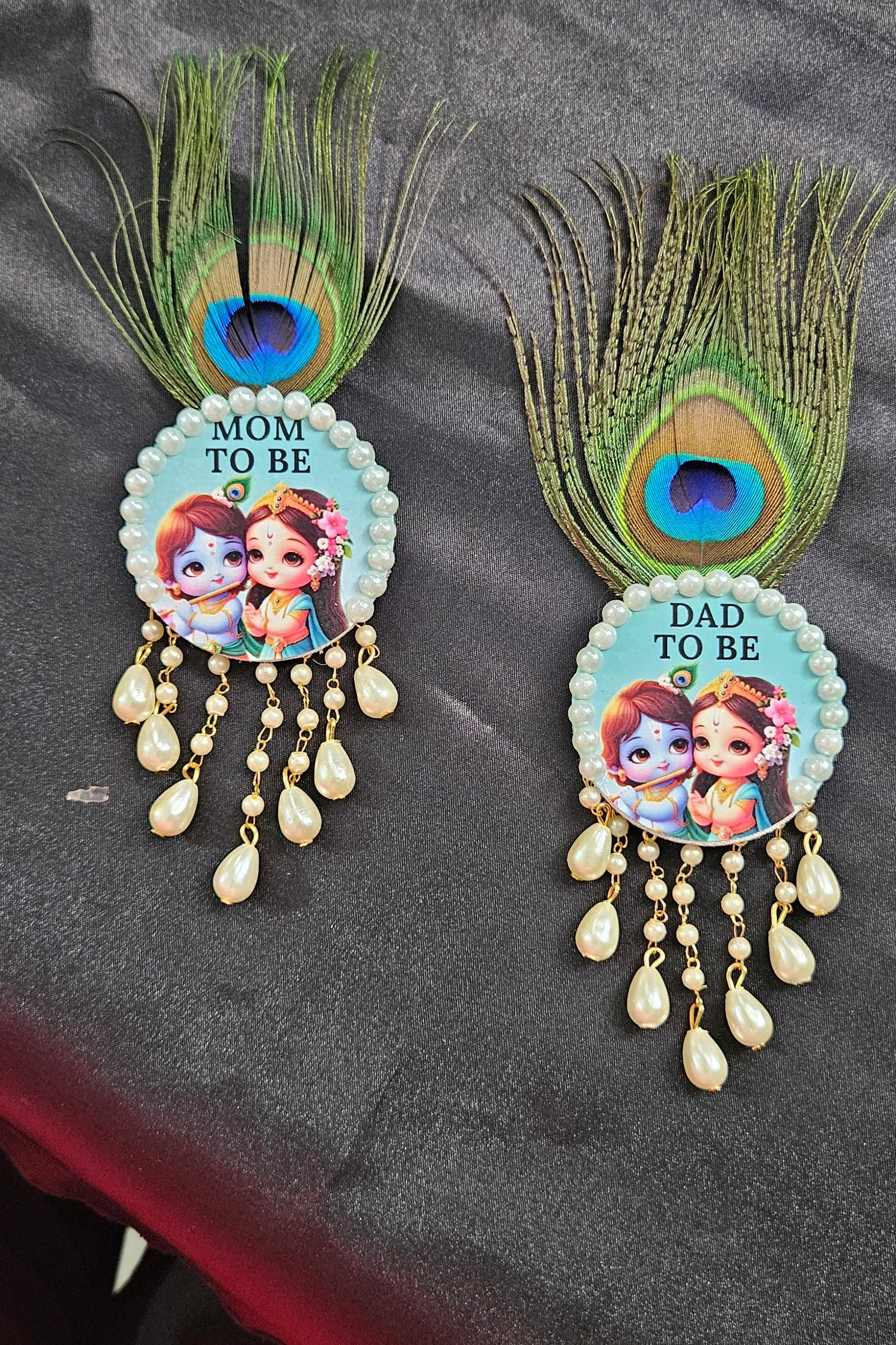 Radha Krishna brooches