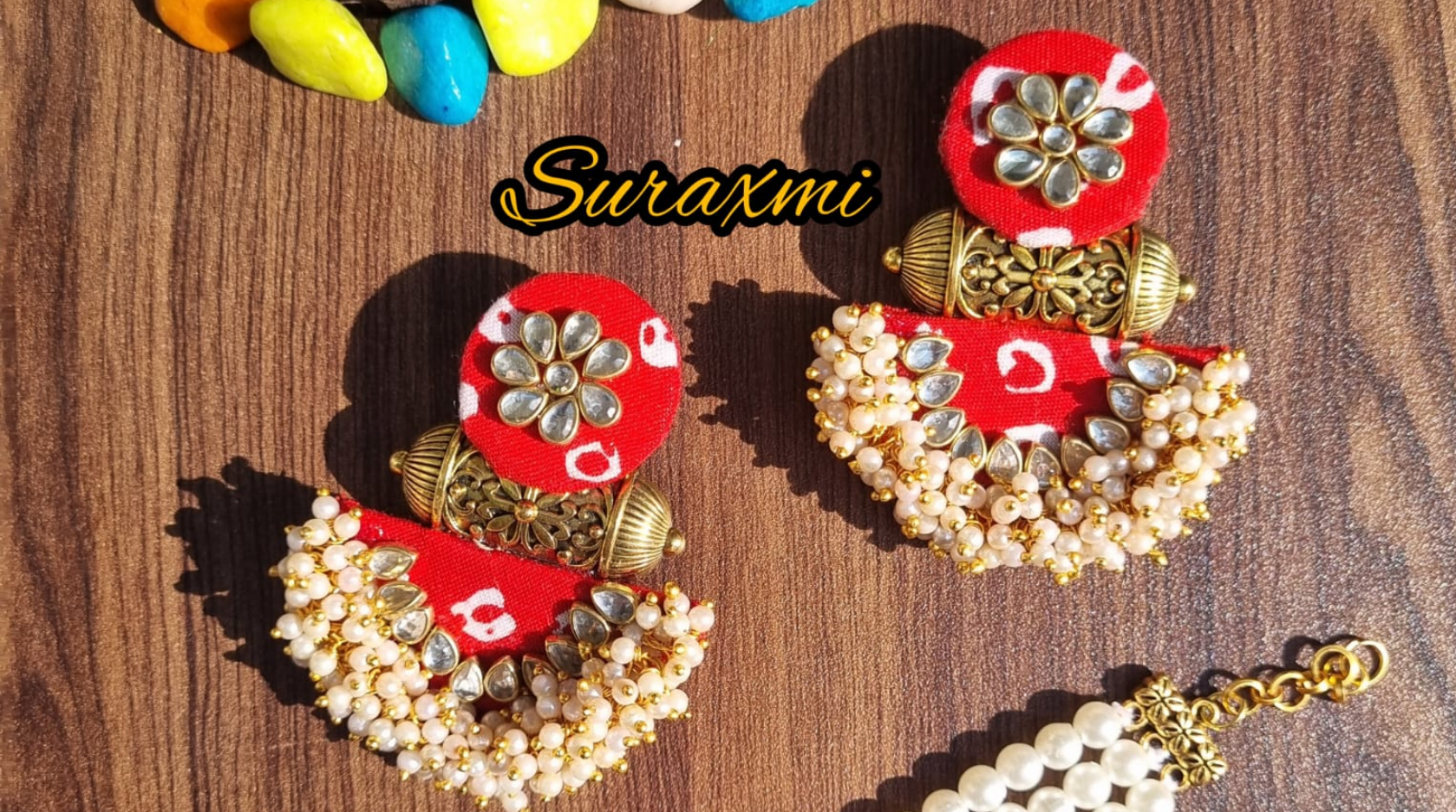 Bandhej earrings