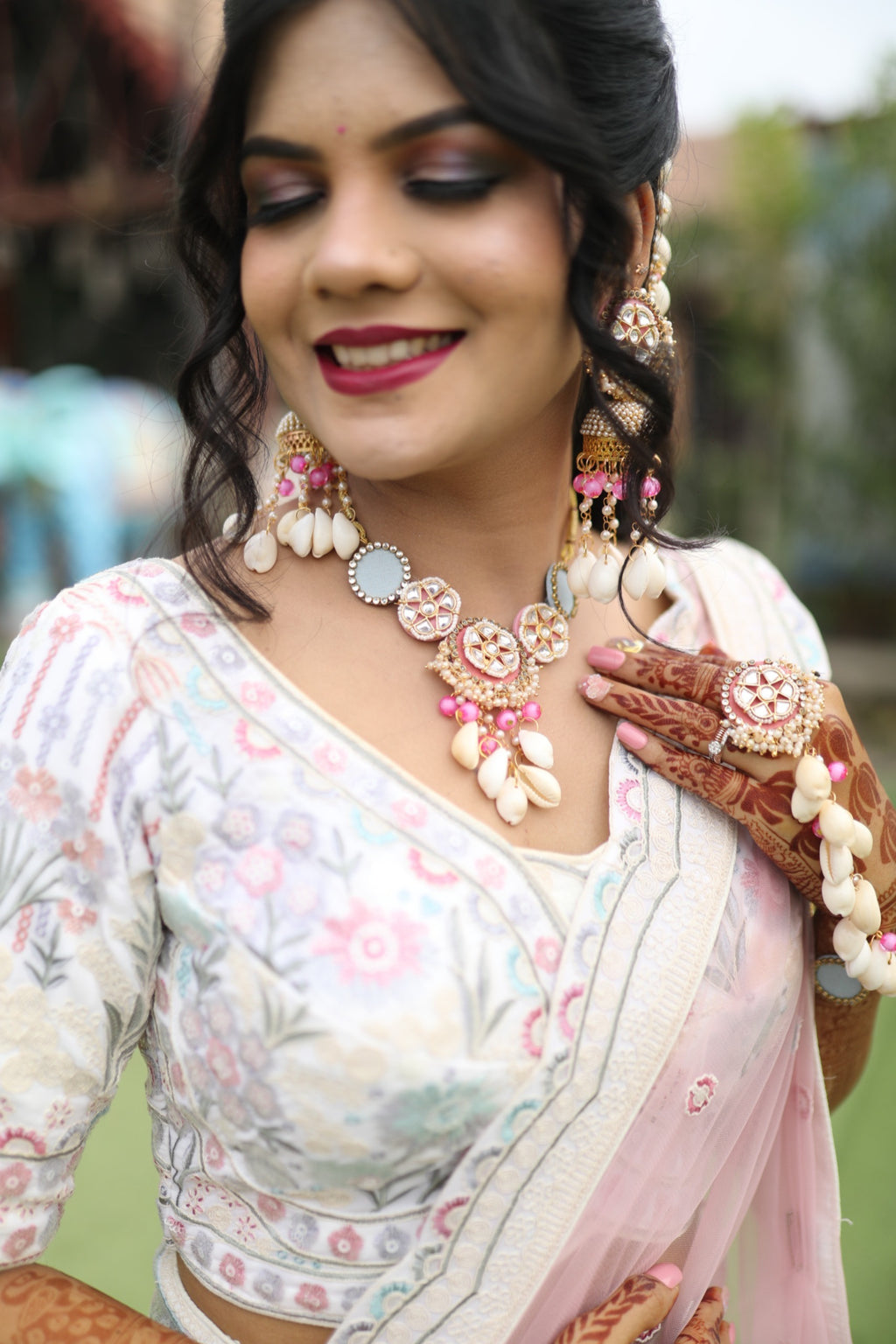 Kundan pearl jewellery