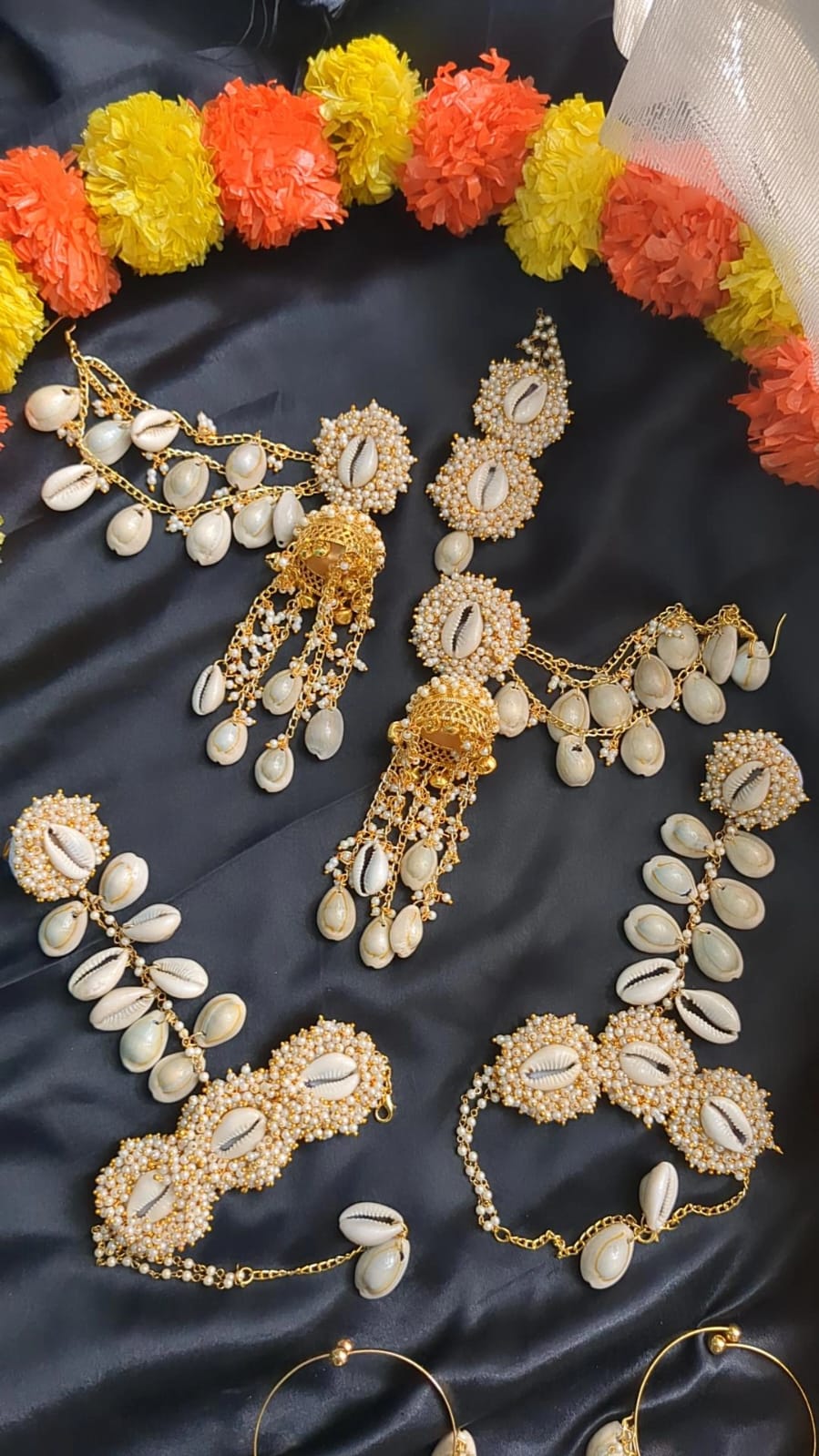 White pearl jewellery