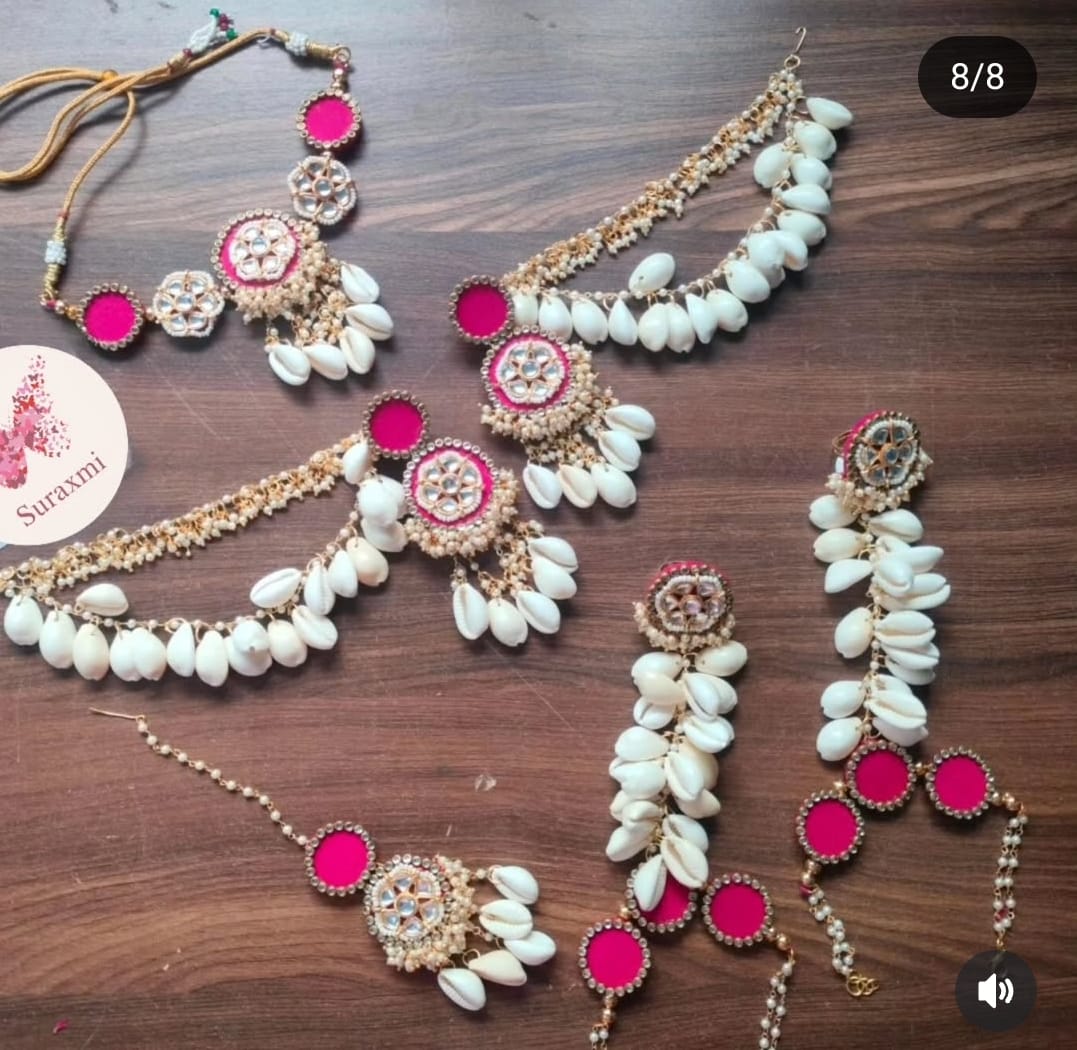 Haldi pink kodi set