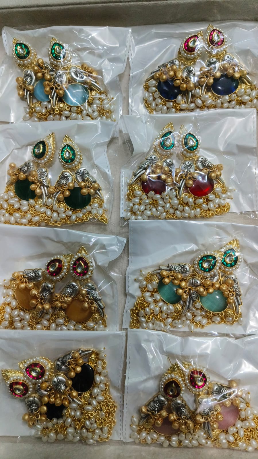 Kashmiri earrings Floral