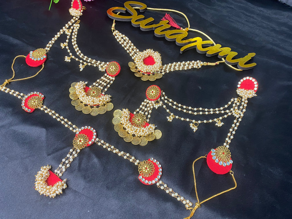 Red coin set