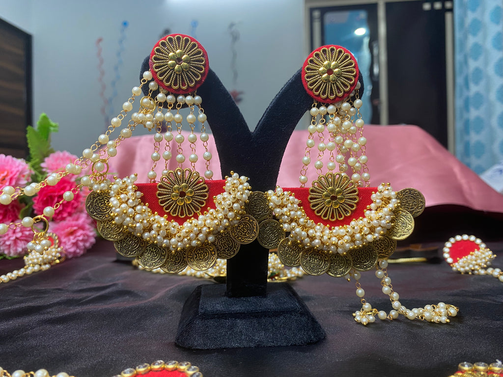 Red coin set