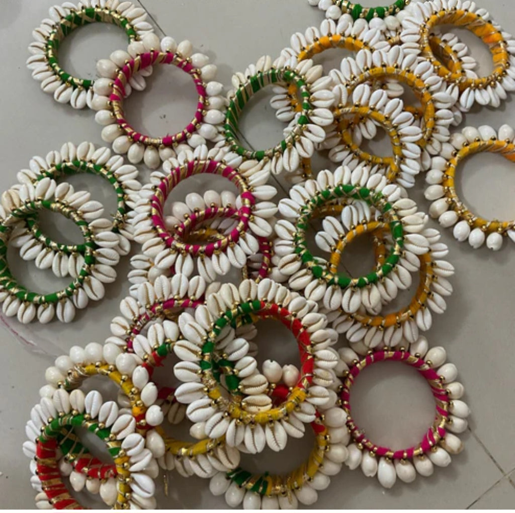 Shell bangles [ 10 pair ]