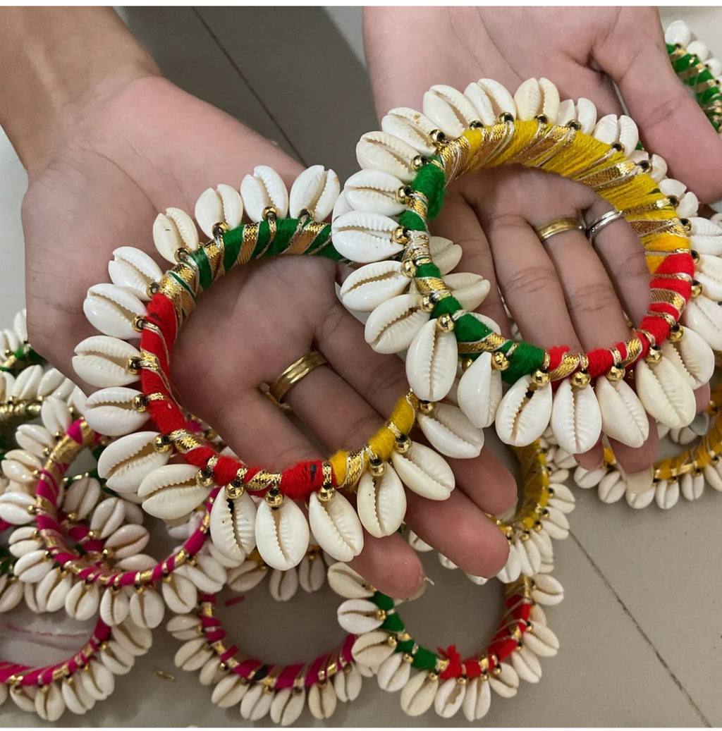 Shell bangles [ 10 pair ]