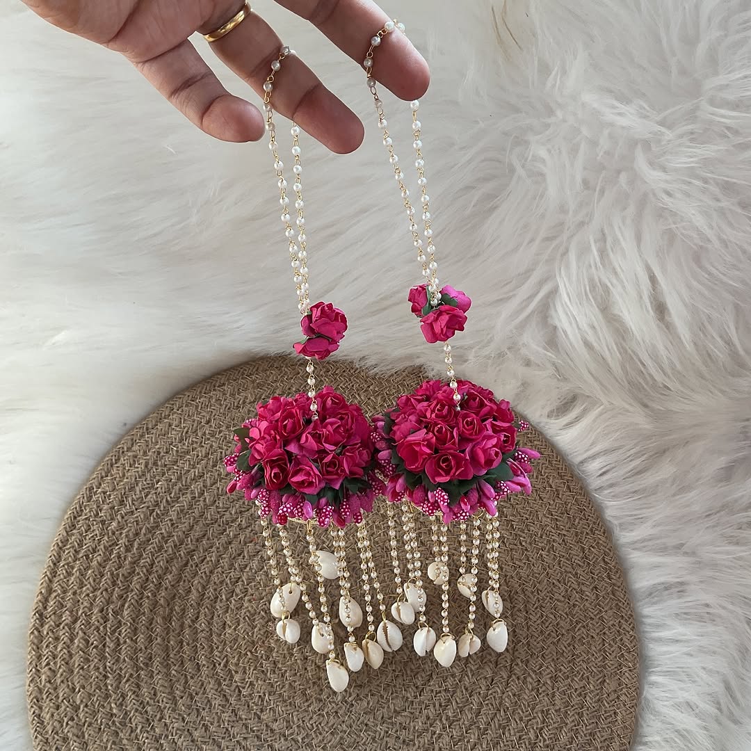 Pink floral kalire