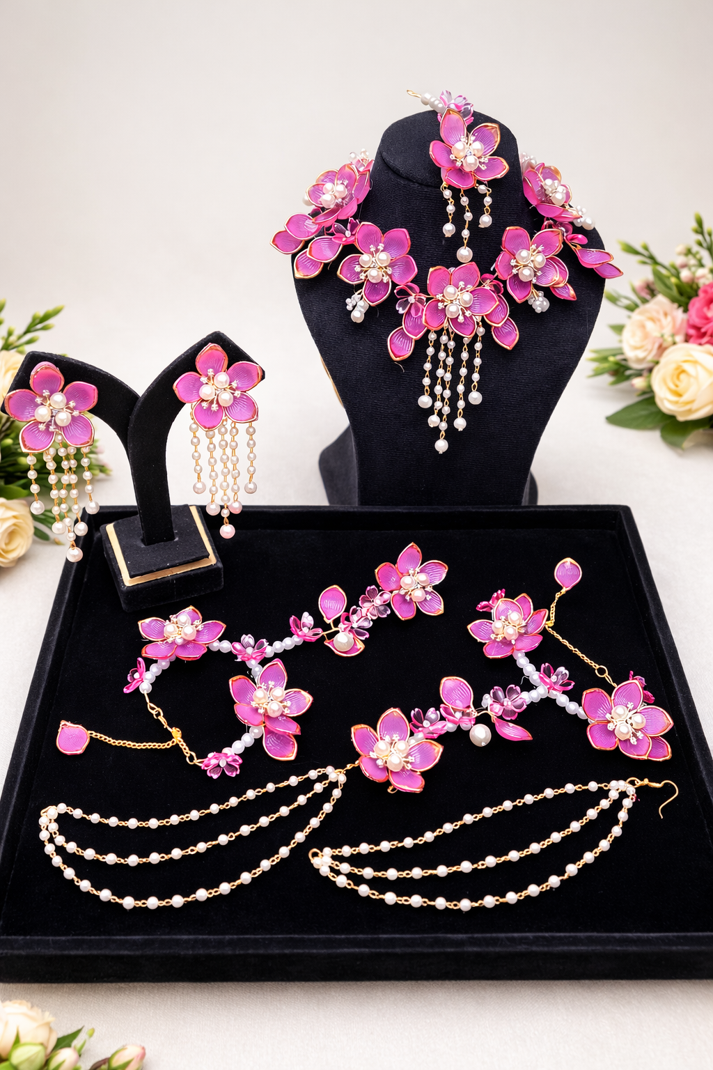 Leela Crystal beads jewellery