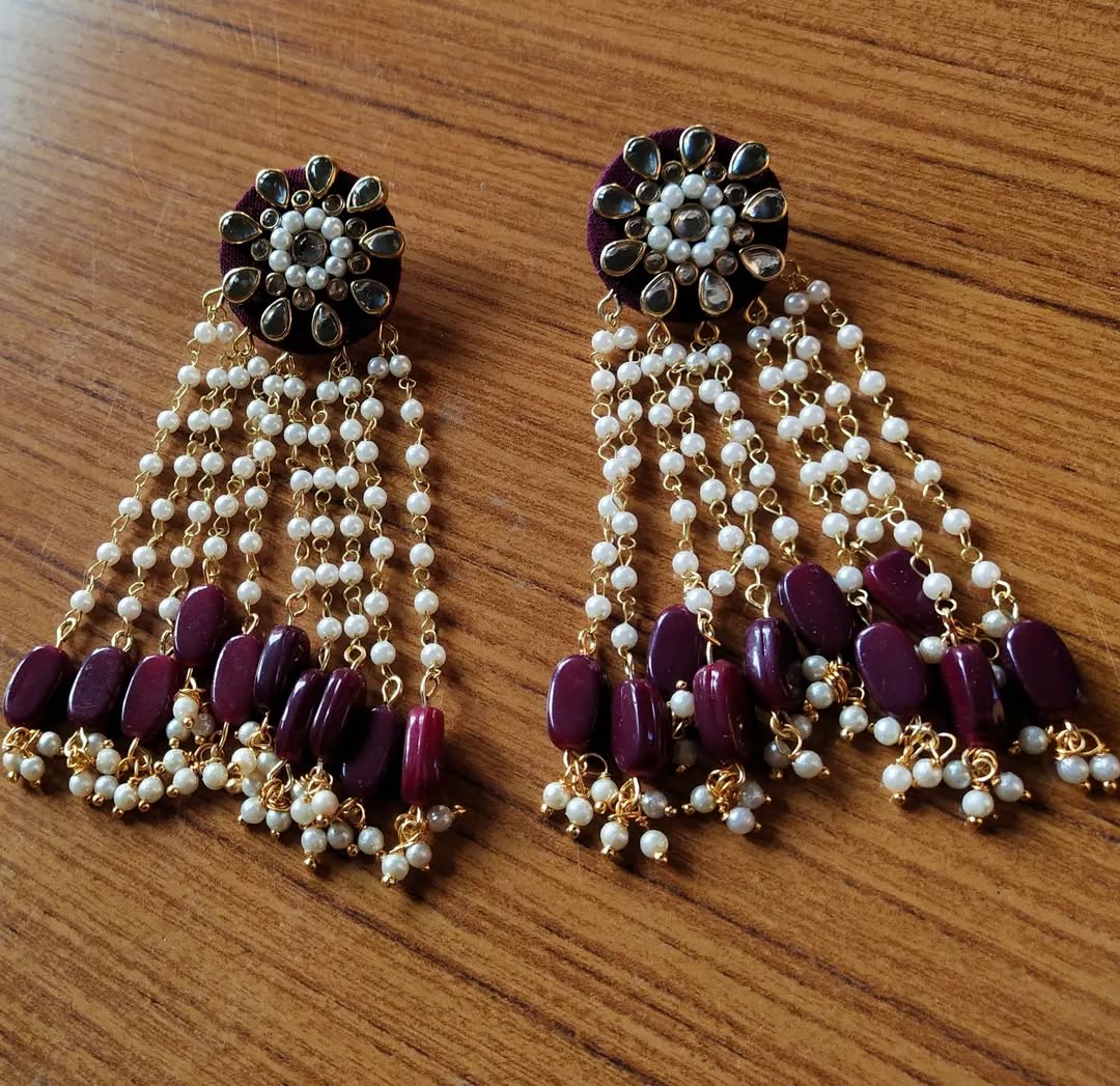 Kundan & beads Earrings