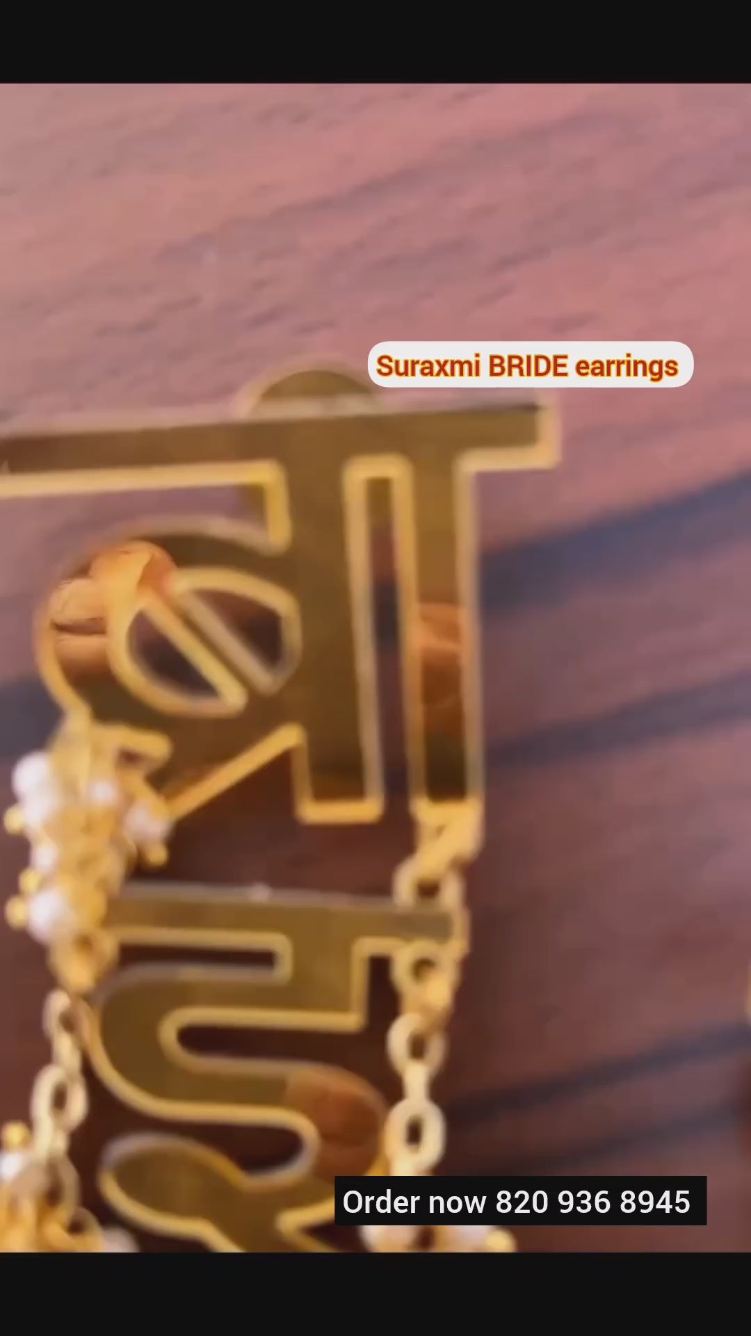 BRIDE earrings