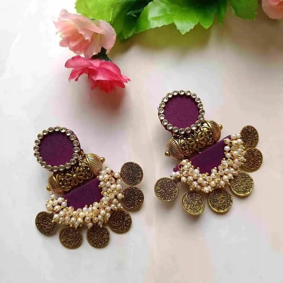 Coin earrings